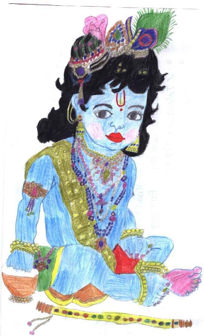 Krishna painting